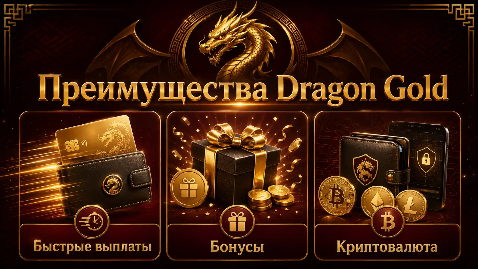 Преимущества Dragon Gold казино — быстрые выплаты, бонусы, криптовалюта